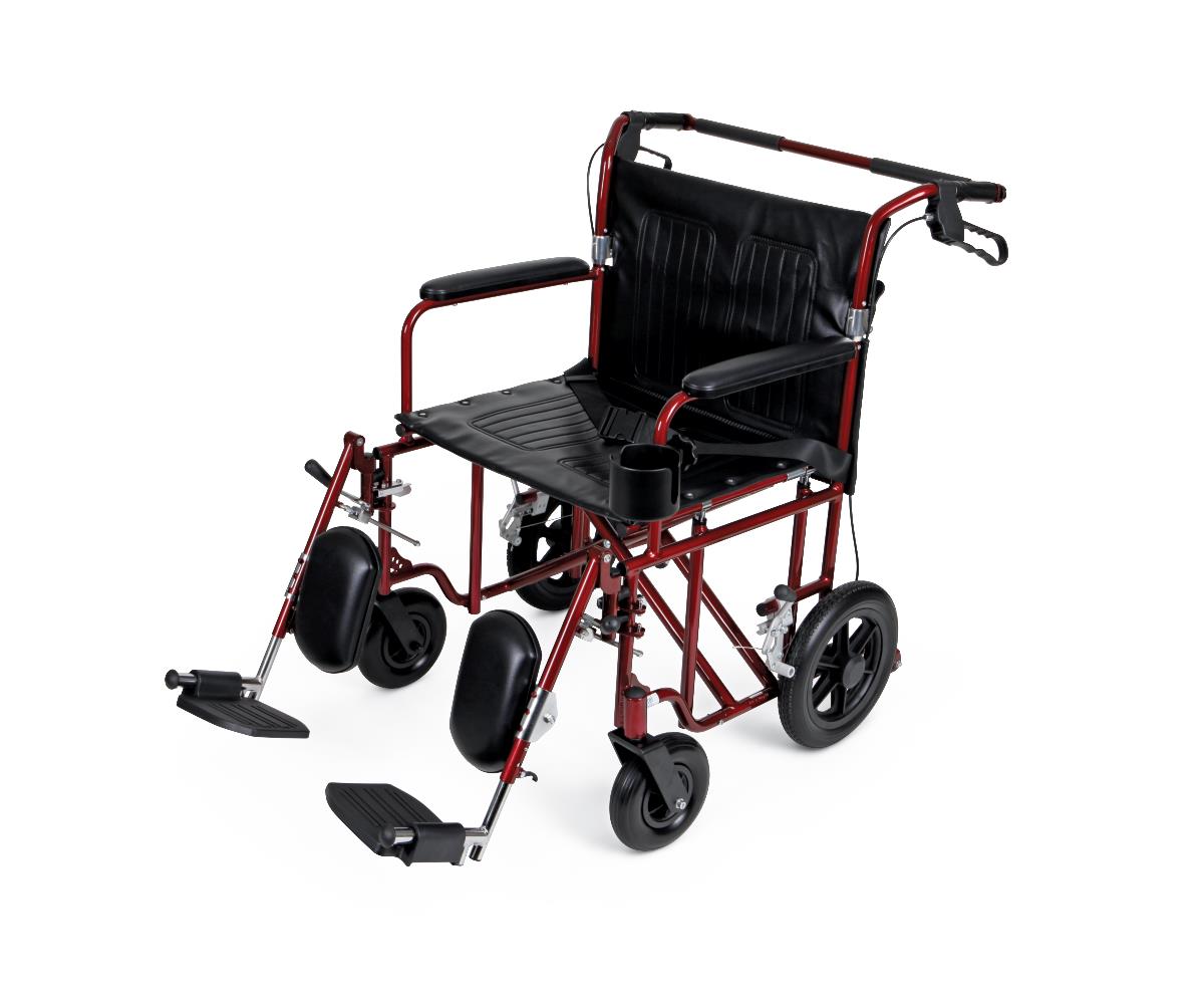 Transport wheelchair.