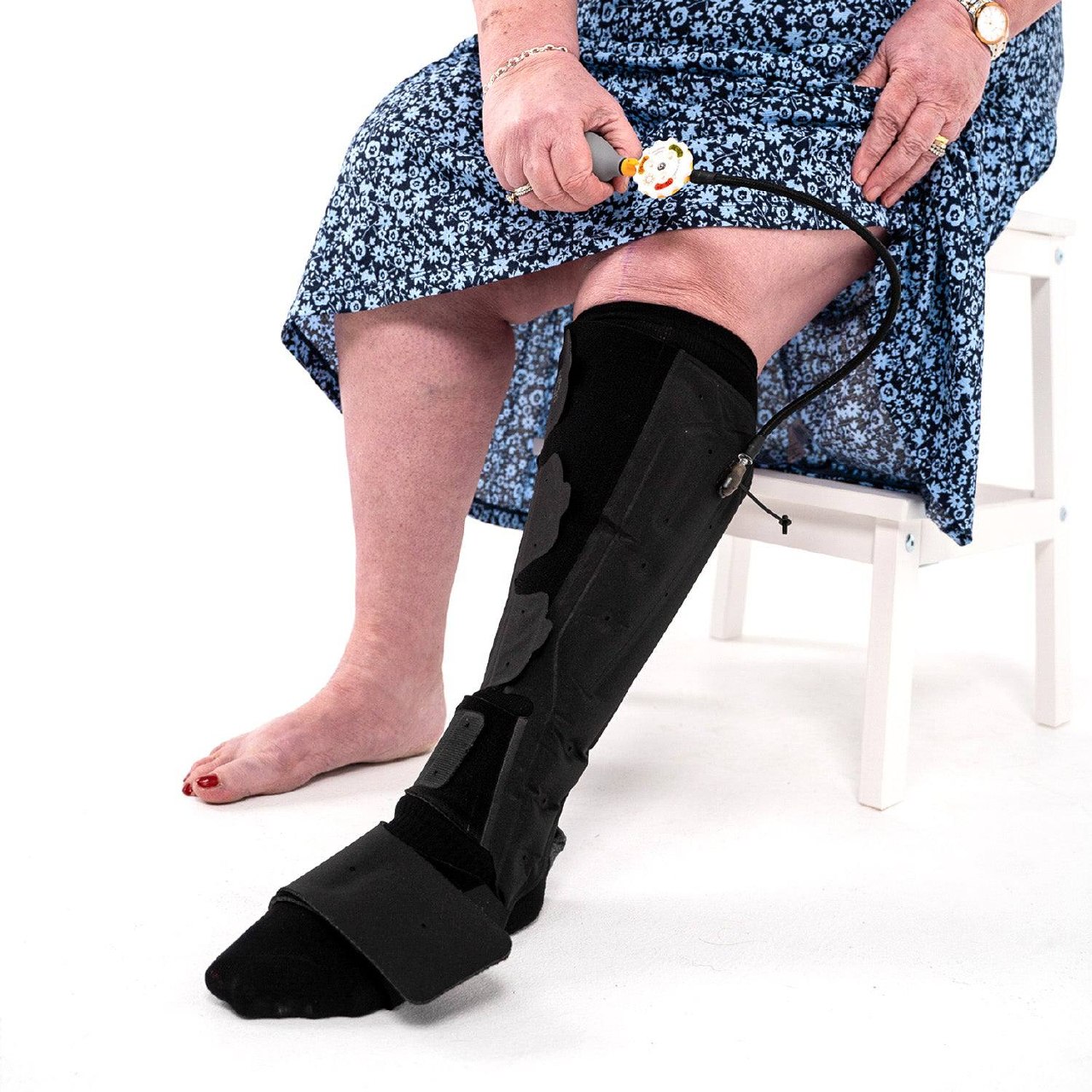 Pediatric wheelchair alternate view.